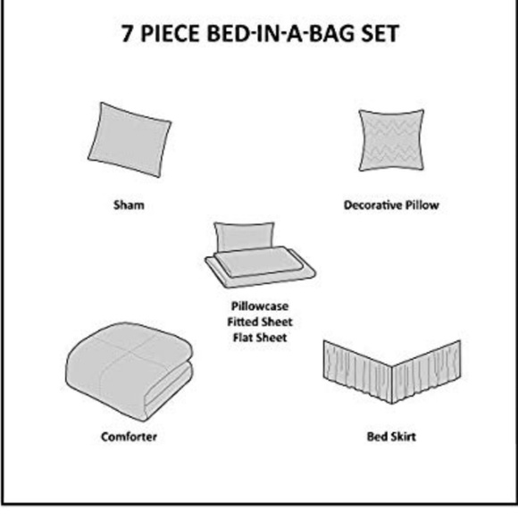 🛑🛑SOLD🛑🛑Madison Park Amherst 7pc Comforter Set - Picture 7 of 8